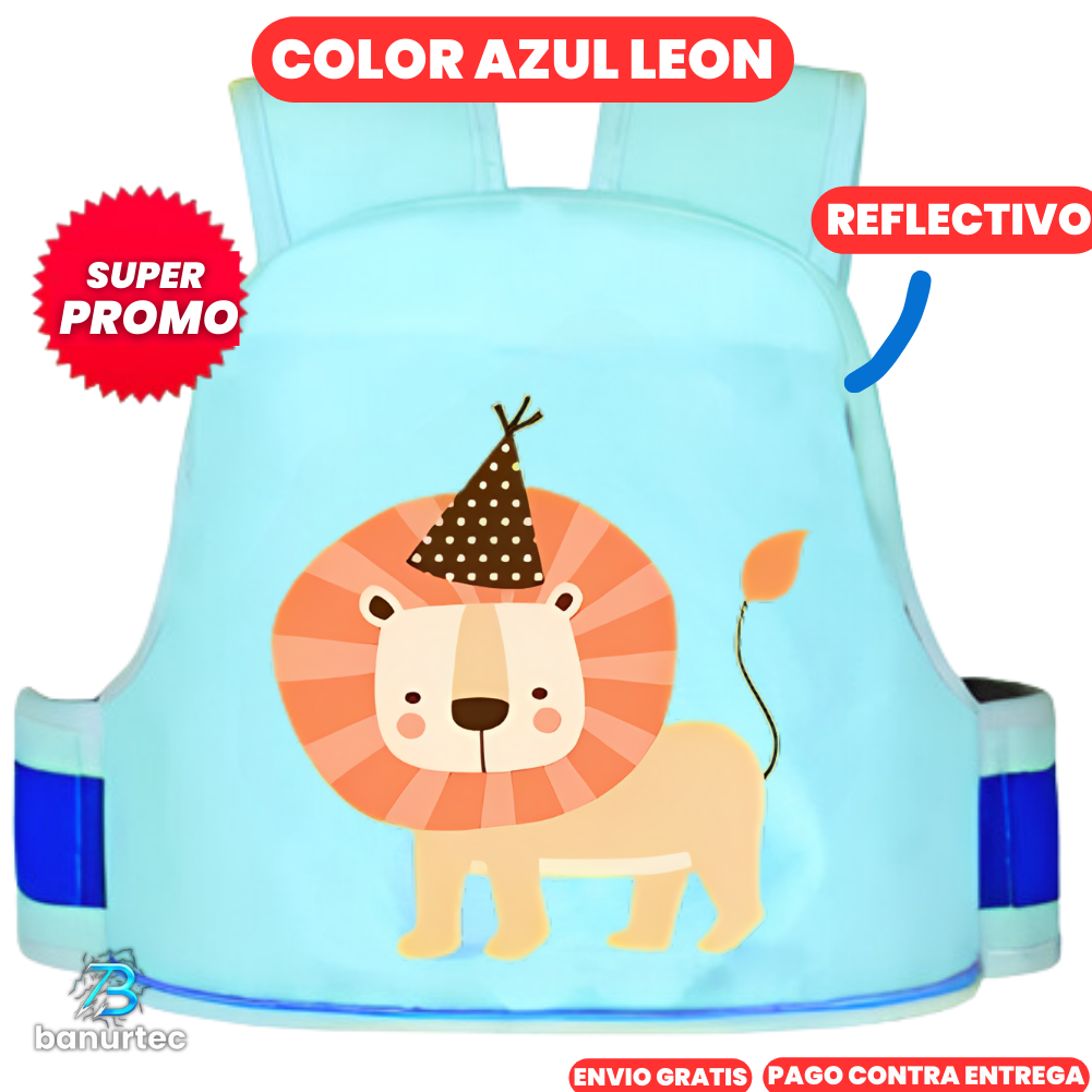 Chaleco De Seguridad Infantil Reflectivo Para Motocicleta