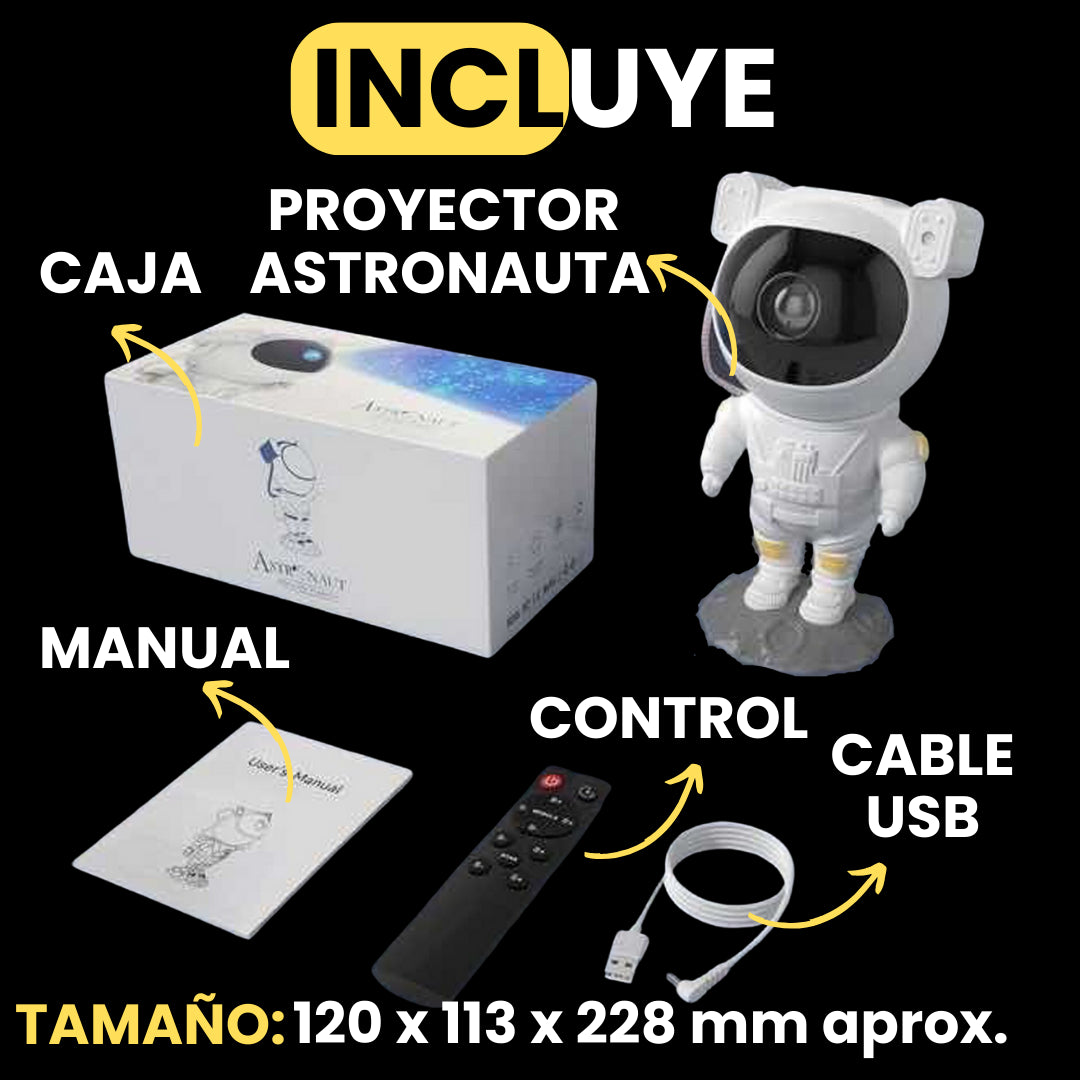 Astronauta Proyector De Galaxias Grande 🌌 | BanurTec™