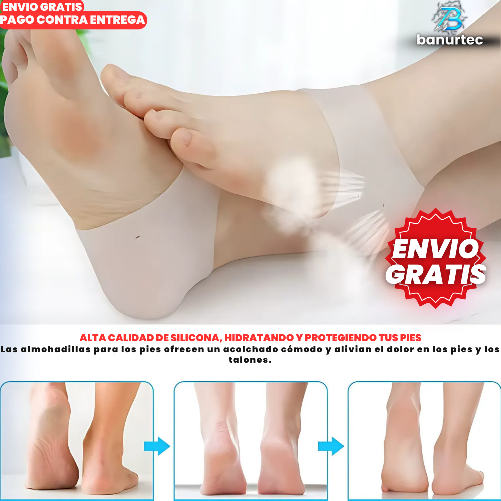 Oferta Especial 2x1: GelActive™ Talonera Ortopédica Con Tecnología De Gel Viscoelástico