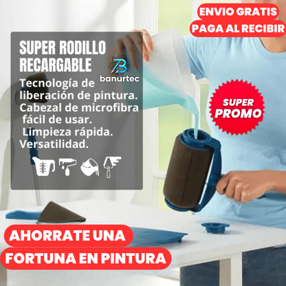 Kit De Pintura Recargable Profesional de 6 piezas