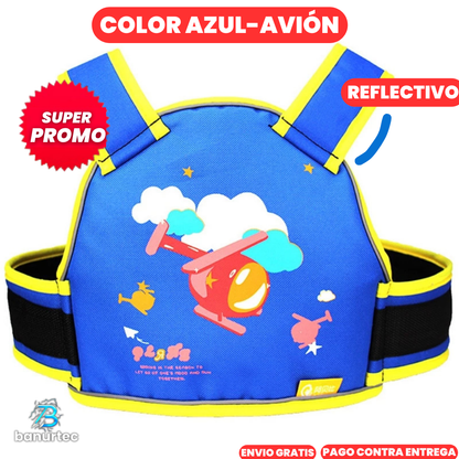 Chaleco De Seguridad Infantil Reflectivo Para Motocicleta