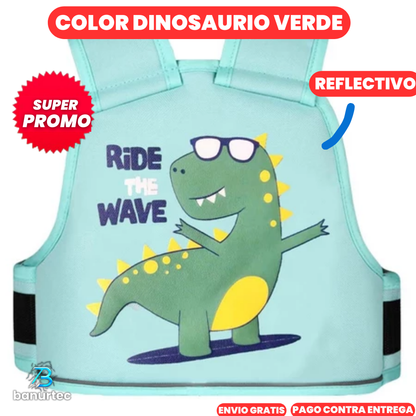 Chaleco De Seguridad Infantil Reflectivo Para Motocicleta