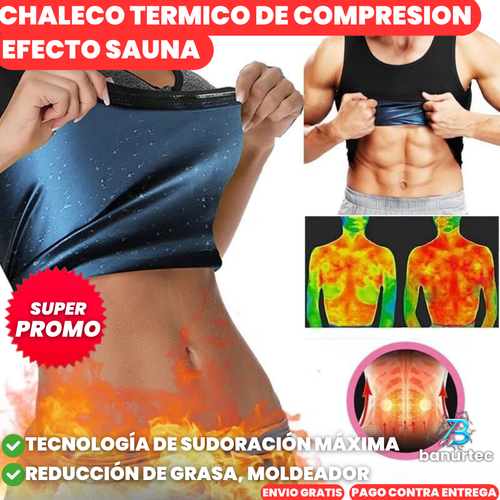 Chaleco Reductor Efecto Sauna Hombre Y Mujer | SaunaVest™