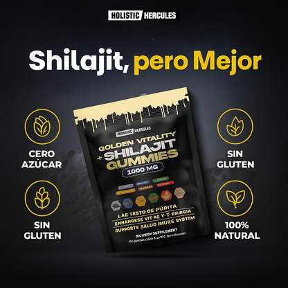 Shilajit™ – Gomitas de Energía Natural, Vitalidad y Rendimiento Físico sin Estimulantes