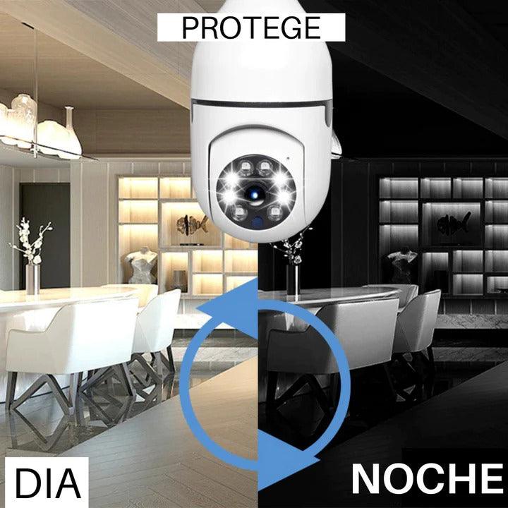 Camara Bombillo Wifi Ip Robotica 360° Vision Nocturna | BanurTec™ - banurtec
