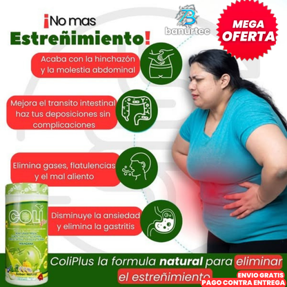 Fibra Coli Plus™ : Limpieza Natural y Bienestar para tu Digestión