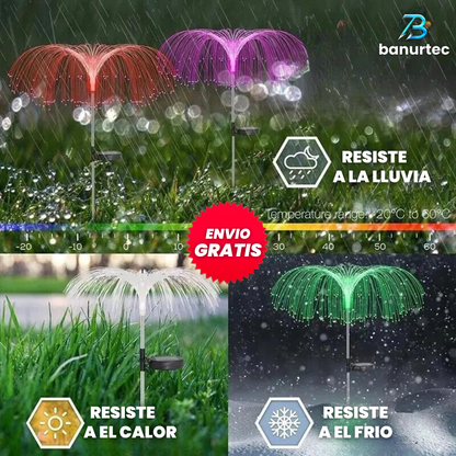 SolarLuxe® / Lampara Solar de jardín SET X 2 UNIDADES