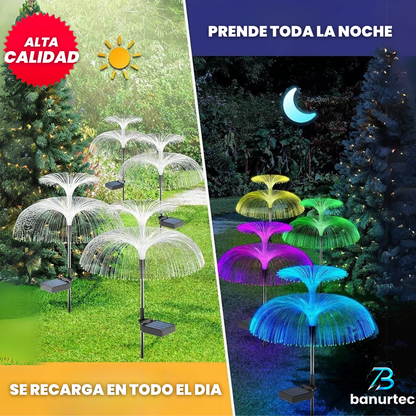 SolarLuxe® / Lampara Solar de jardín SET X 2 UNIDADES