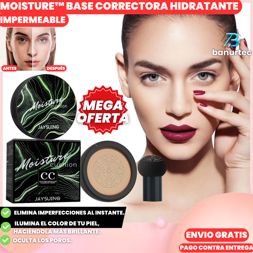 Moisture™ Base Correctora Hidratante Impermeable De Larga Duración