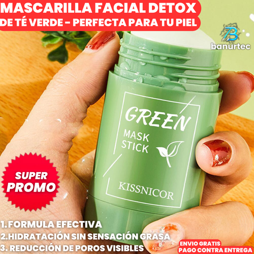 GREEN MASK STICK: Máscara Facial Detox Perfecta para tu Piel