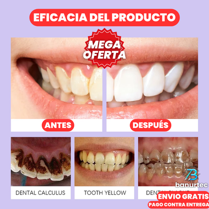 Veze Clean™ Blanqueador Dental y Eliminador De Mal Aliento En Polvo