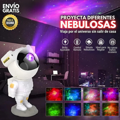 Astronauta Proyector De Galaxias Grande  🌌 | BanurTec™