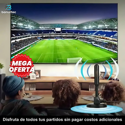 Antena Portátil TDT 4K UHD 2025, Obtén canales Ilimitados De Por Vida