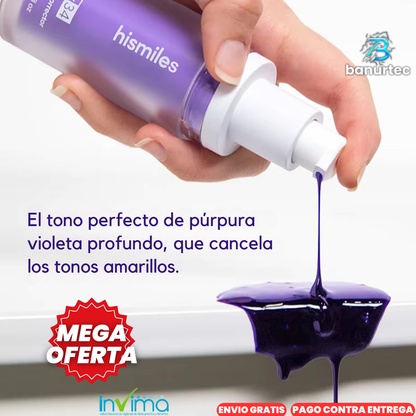 SmileKit™ Crema Blanqueadora Con Violet 43 Contrarresta Ópticamente El Amarillo De Los Dientes