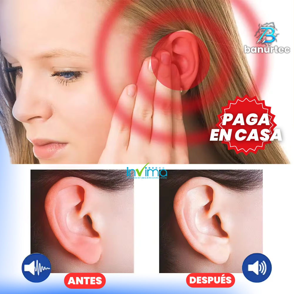 TinniDrop™ Spray De Tratamiento Efectivo Alivia Dolor de oído, Mejora la escucha, Cura Sordera
