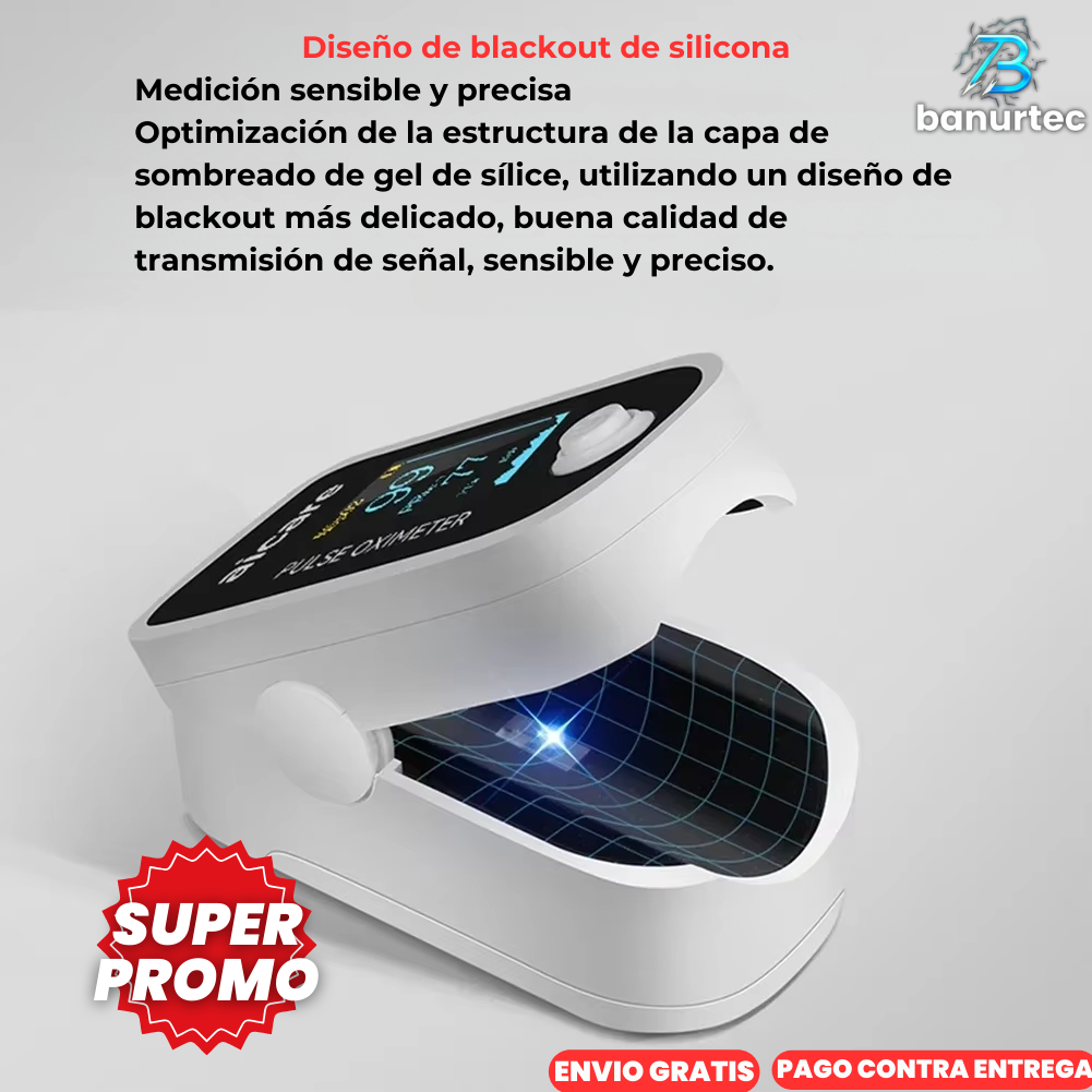 Oxímetro™ Exacto De Pulso Digital Profesional Pantalla OLED