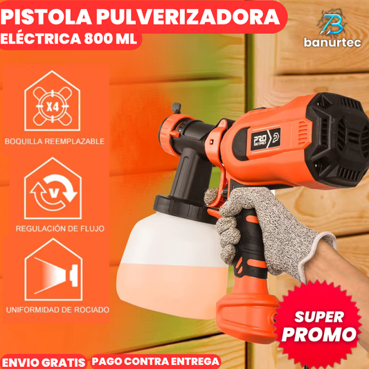 Pistola Pulverizadora de Pintura Profesional con Compresor De Alta Presión | AeroFlex™