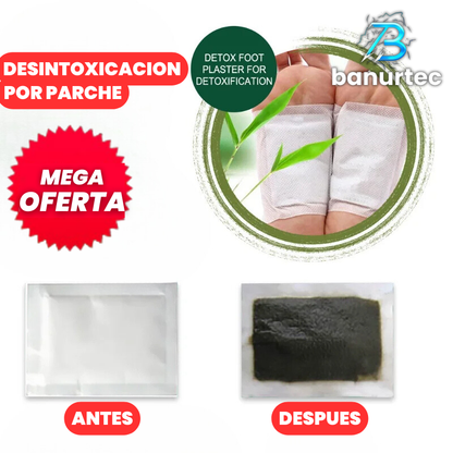 Parches Desintoxicantes Detox Para Pies X10 Unidades
