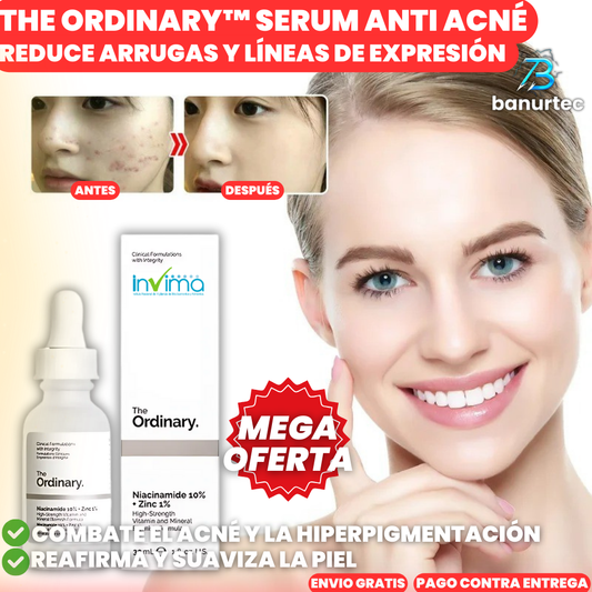The Ordinary™ Niacinamida Serum Anti Acné Reduce Arrugas Y Lineas De Expresión