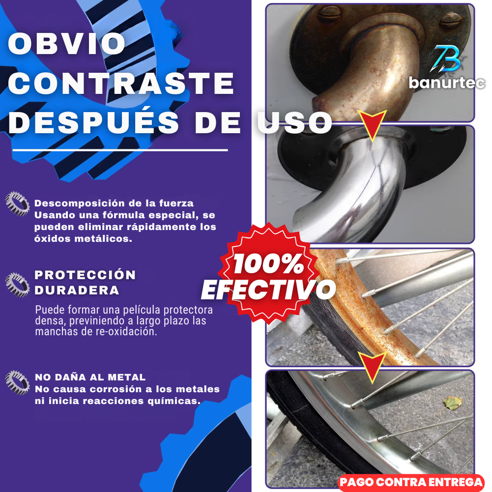 PaintEffective™ Agente Removedor De Óxido Multiusos