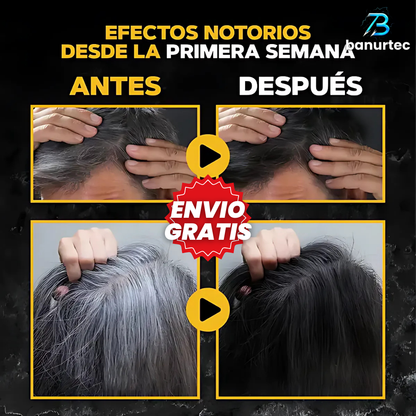 Oferta Especial 2x1: BlackSoap™ Jabón Anti Canas Restaura El Color Natural Del Cabello