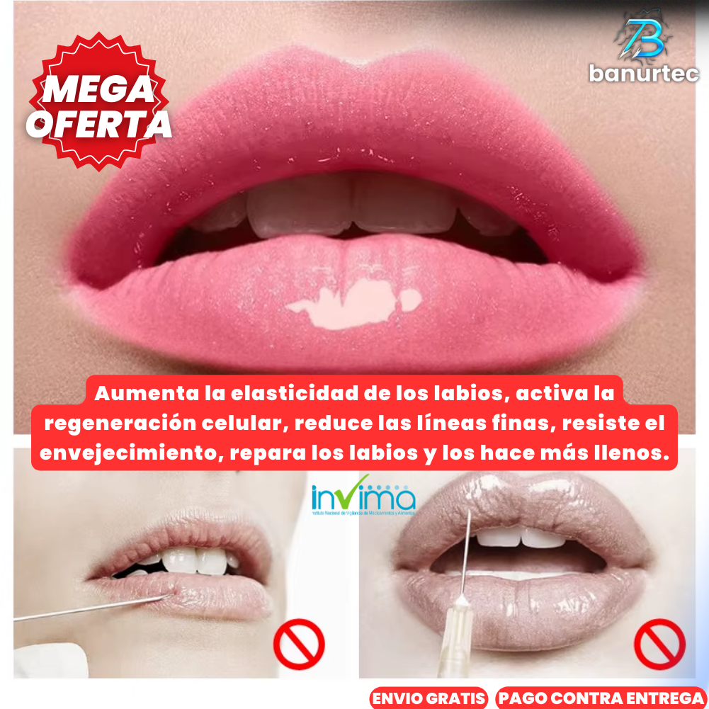 Oferta Especial 2x1: Lip Plumper™ Tratamiento Voluminizador De Labios Instantáneo