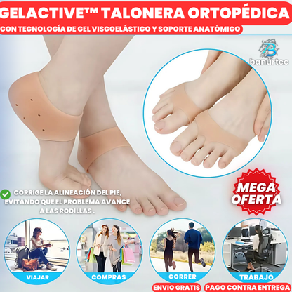 Oferta Especial 2x1: GelActive™ Talonera Ortopédica Con Tecnología De Gel Viscoelástico