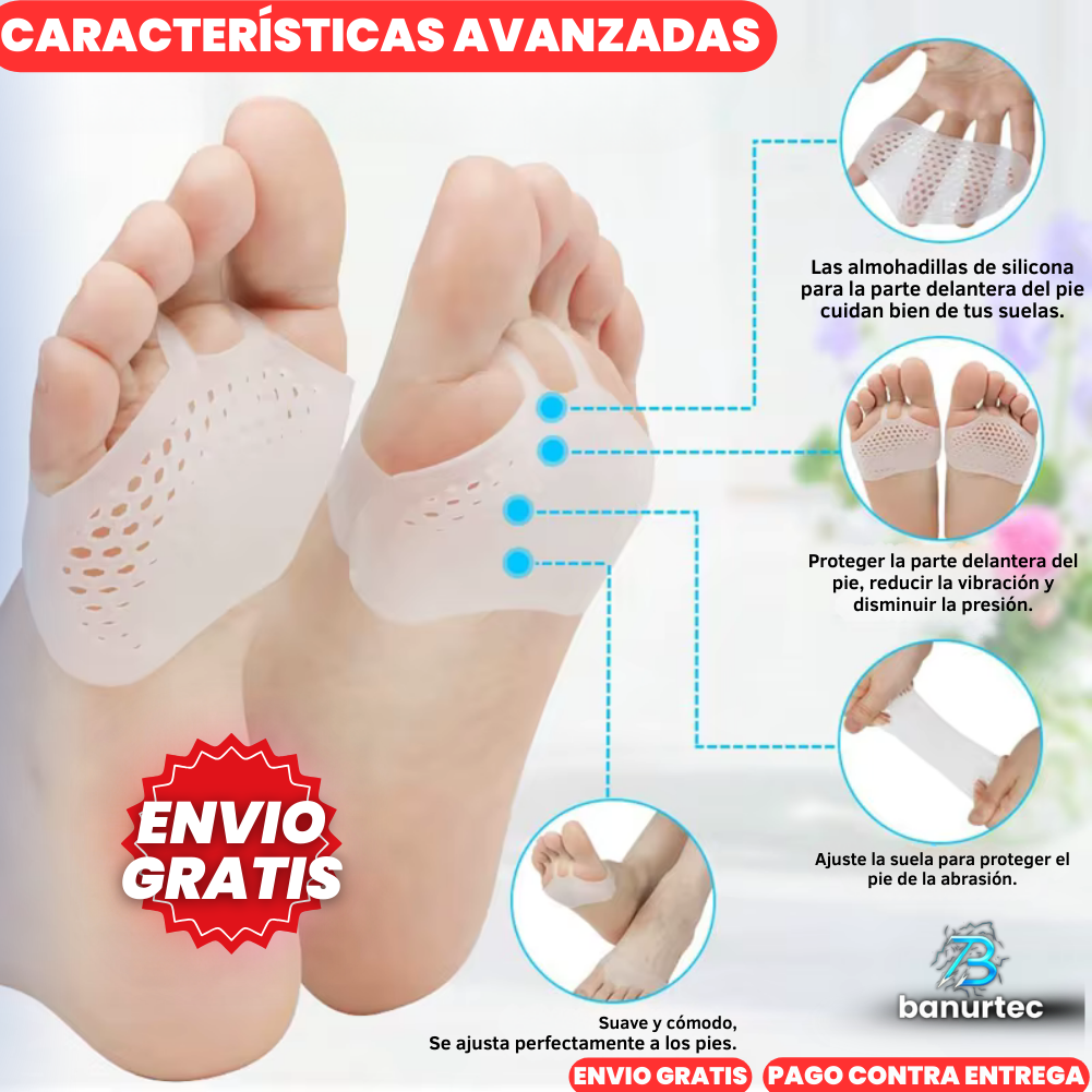 Oferta Especial 2x1: GelActive™ Talonera Ortopédica Con Tecnología De Gel Viscoelástico