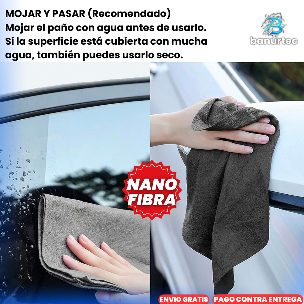 Pack X10: ERGONOW™ Paño de Nanofibra para Superficies Delicadas