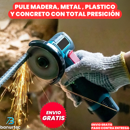Amoladora Angular Inalámbrica Profesional De Alta Potencia TurboFlex Pro™