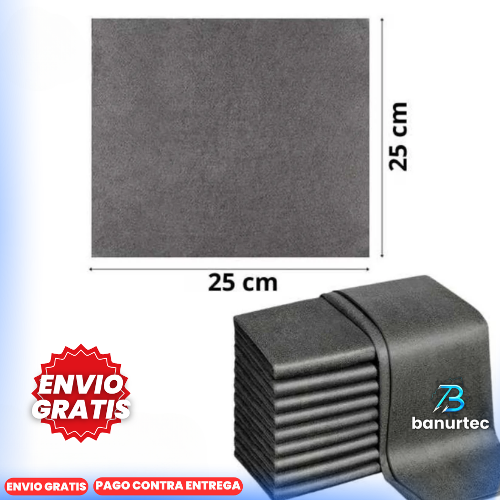 Pack X10: ERGONOW™ Paño de Nanofibra para Superficies Delicadas