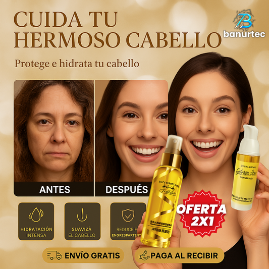 Oferta Especial 2X1: Lisseal™ Tónico Tónico Capilar Alisante, Reparador y AntiFrizz Instantáneo