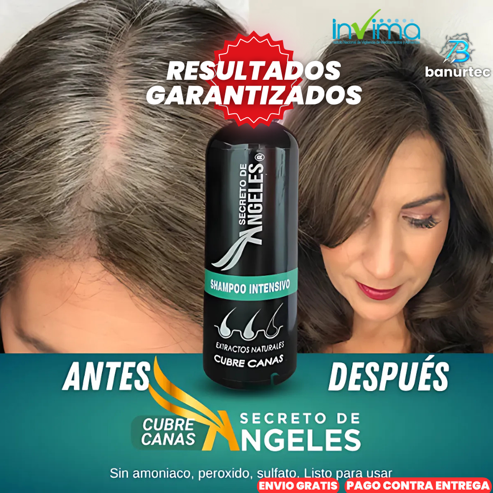 Oferta Especial 3X1: Shampoo Cubre Canas Extractos Naturales + Obsequio
