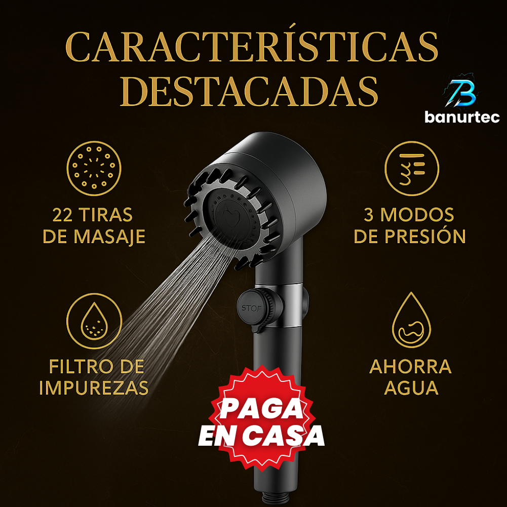 Oferta Especial: HydroZen™  Transforma Tu Ducha en un Spa, Filtra y Ahorra al Instante