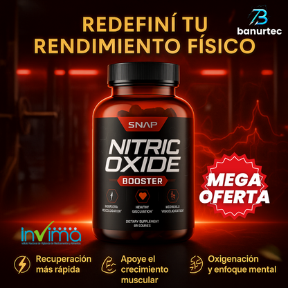 NitricOxide™ –Activa tu Flujo Sanguíneo, Aumenta Resistencia y Logra un Entrenamiento Más Intenso