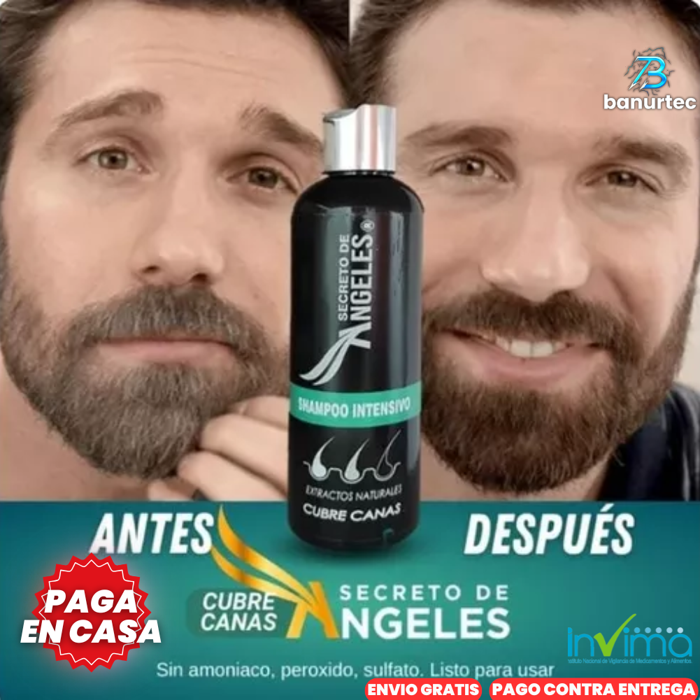 Oferta Especial 3X1: Shampoo Cubre Canas Extractos Naturales + Obsequio