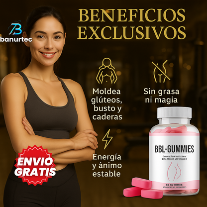 Bbl Gummies™ – Gomitas de Aguaje, Ácido Folico Y Fenogreco Aumenta Volumen de Forma Natural