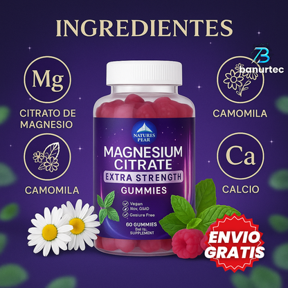 MagZen™ – Magnesio en Gomitas para Dormir Mejor, Reducir Ansiedad y Relajar tu Cuerpo