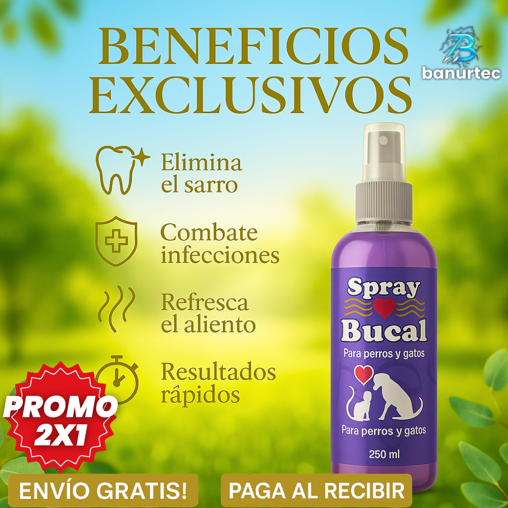 Ofeta Especial:2X1 FreshPaws™ – Enjuague Bucal para Mascotas, Elimina Mal Aliento y Protege Encías sin Cepillado