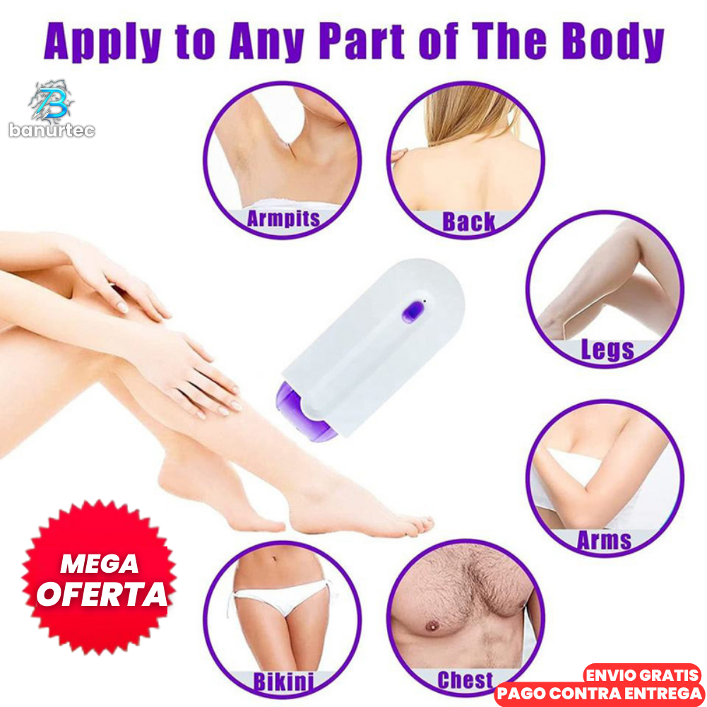 LumiGlow™ – Depiladora Inalámbrica UV