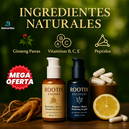 Oferta Especial 2x1: Rootix™ Serum Reafirmante Rejuvenecedor Con Panax