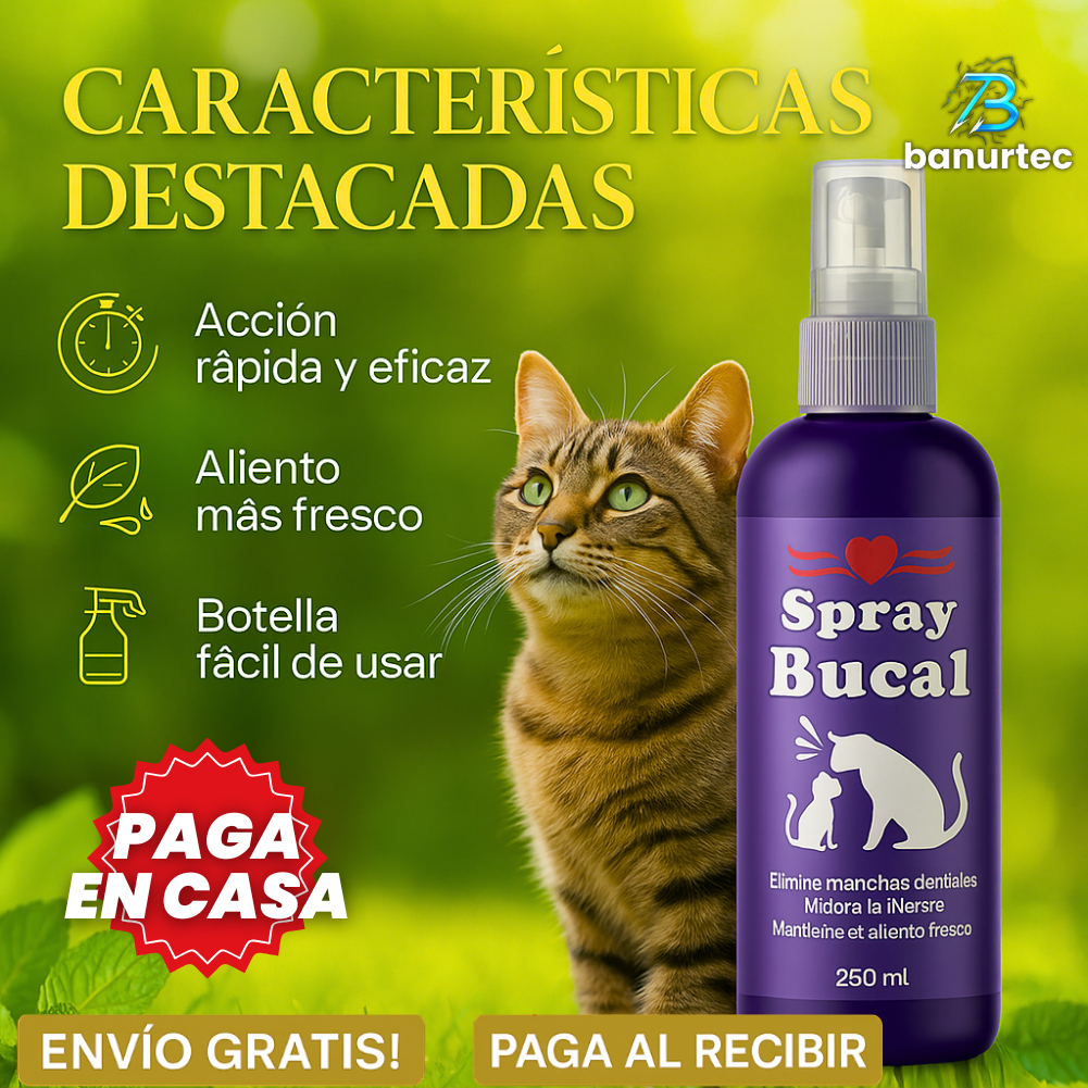 Ofeta Especial:2X1 FreshPaws™ – Enjuague Bucal para Mascotas, Elimina Mal Aliento y Protege Encías sin Cepillado