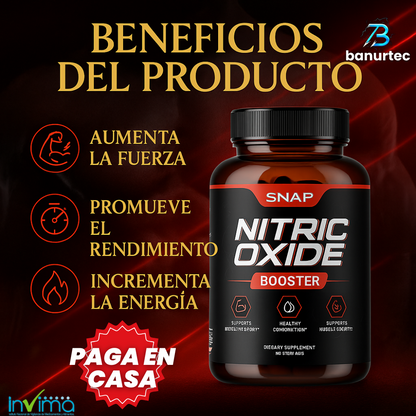 NitricOxide™ –Activa tu Flujo Sanguíneo, Aumenta Resistencia y Logra un Entrenamiento Más Intenso