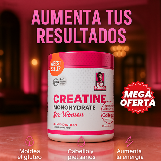 Old School Creatina – Fórmula Especial BBL para Aumentar Glúteos