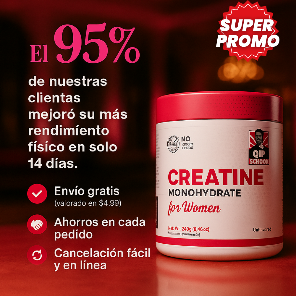 Old School Creatina – Fórmula Especial BBL para Aumentar Glúteos y Busto