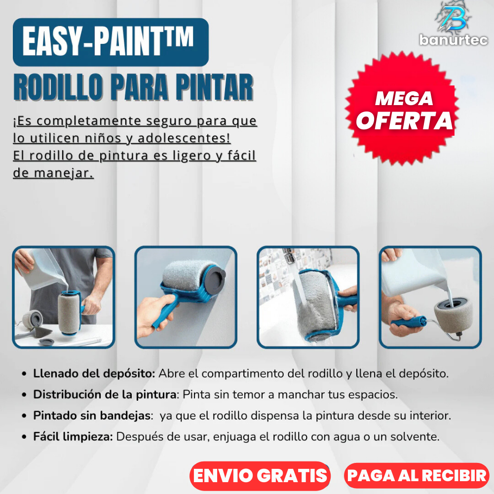 Kit De Pintura Recargable Profesional de 6 piezas