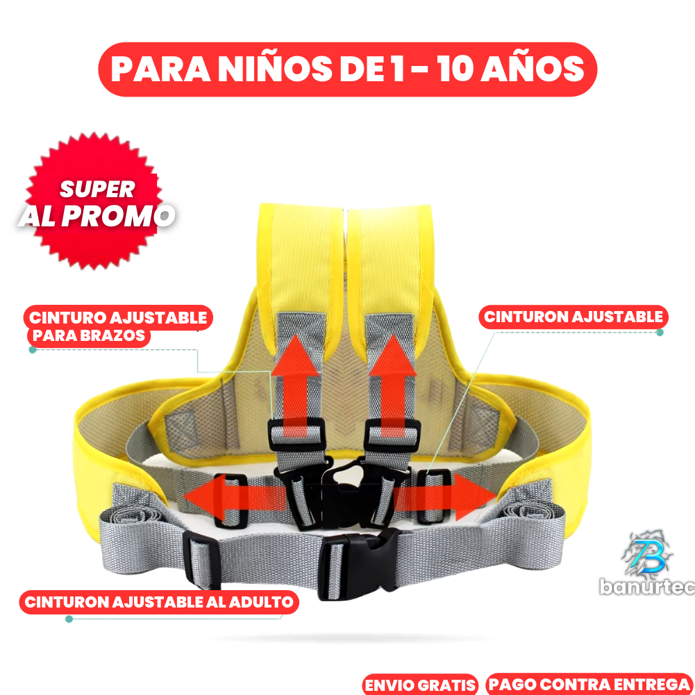Chaleco De Seguridad Infantil Reflectivo Para Motocicleta