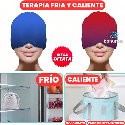 Gorro De Gel Terapéutico Anti-Migraña 360°