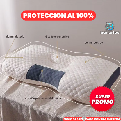 Almohada Ortopédica Cervical Ergonómica 3D | LuxeRest™