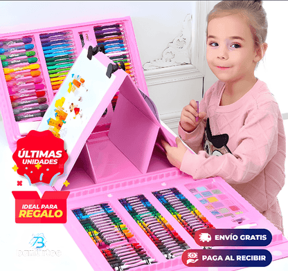 Mega Set De Arte De 208 Piezas Tamaño Gigante| BanurTec™ - banurtec